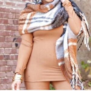 Plaid Multicolor Scarf